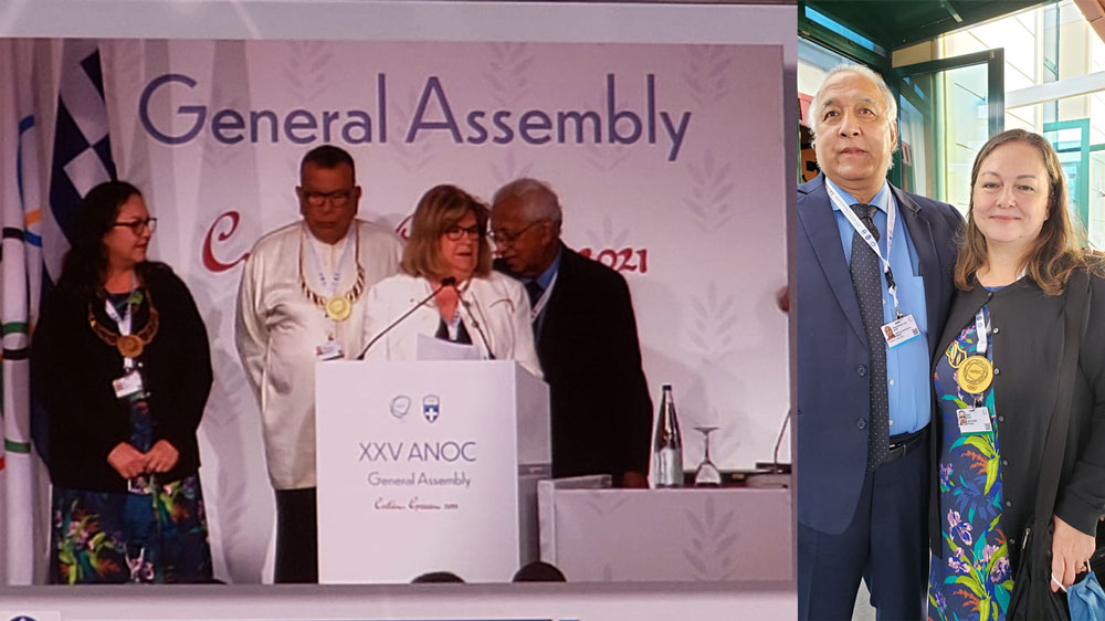 GNOC Executive Director receives ANOC Merit Award